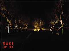陕西亚彩 “人性化”景观照明营造璀璨夜景